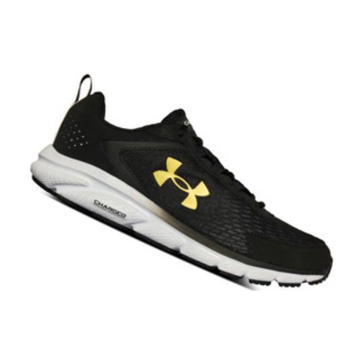 Under Armour Мужские кроссовки для бега Assert 9 CN Черно-желтые 3025705-007