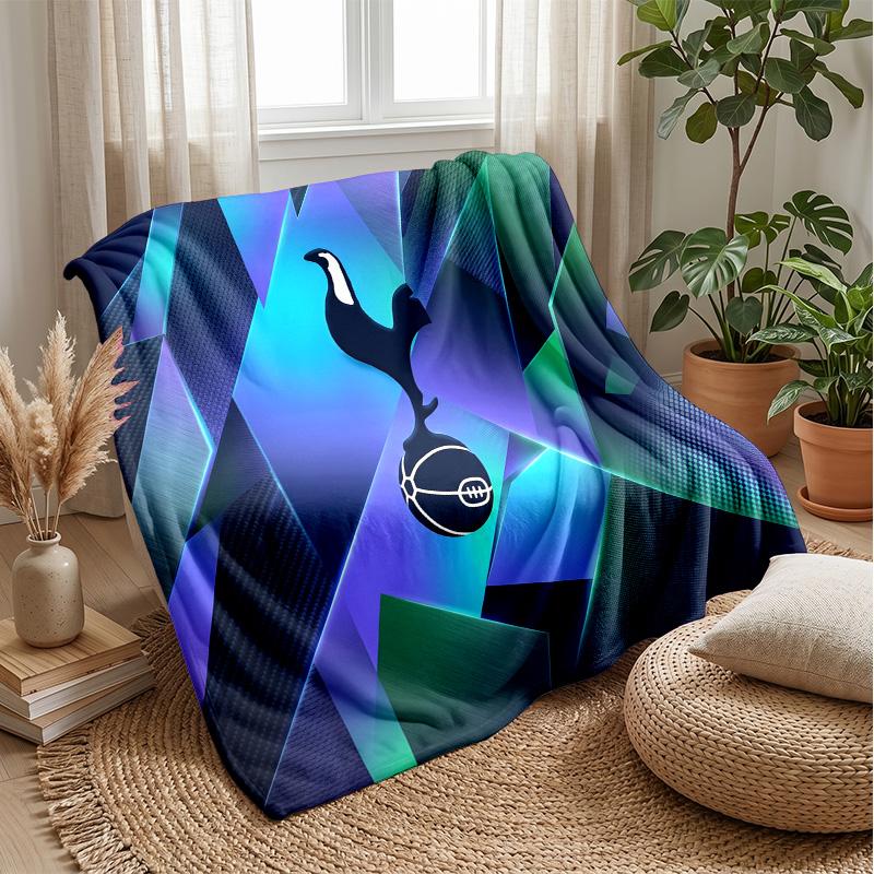 Tottenham Hotspur Theme blanket Soft Flannel Blanket Plush Throw Blanket Cozy Sofa Bed Blanket for Home Decor