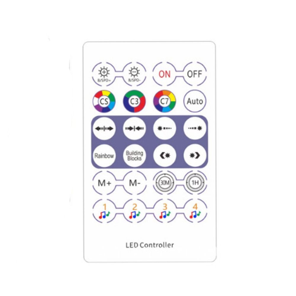 Адресный Bluetooth APP-контроллер 5 В RGB-контроллер для рождественской гирлянды