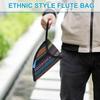 National Style Ocarina Bag Ocarina Protective Triangular Cloth Bag with Carry Handle Ocarina Case Holder for Ocarina Lover