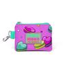Kids Light Pink Water Green Macaron Patterned Coin Purse 21711