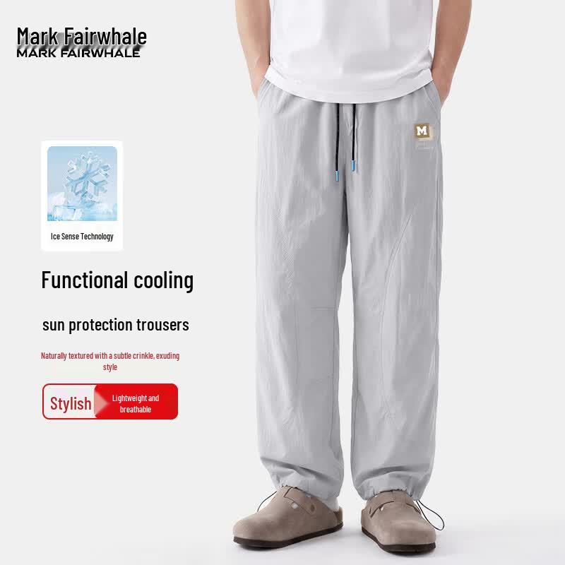 Mark Fairwhale Men's UPF50+ Sun Protection Ice Silk Casual Pants