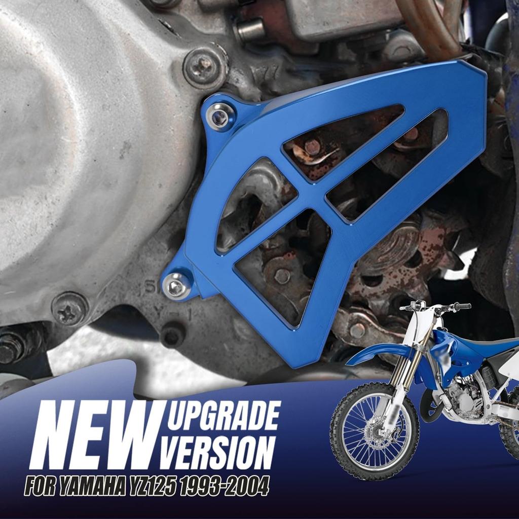 Canitu Front Sprocket Guard Cover,CNC Billet Aluminum Engine Sprocket Cover Engine Case Saver Guard Protector Crankcase Protection for Yamaha YZ125