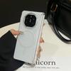 Применимо к чехлу для мобильного телефона Huawei MateX6 с ледяной дымкой, центральной осью XFold5 с тонким кольцом, магнитной притяжкой FindN6, ультратонкому magicV6