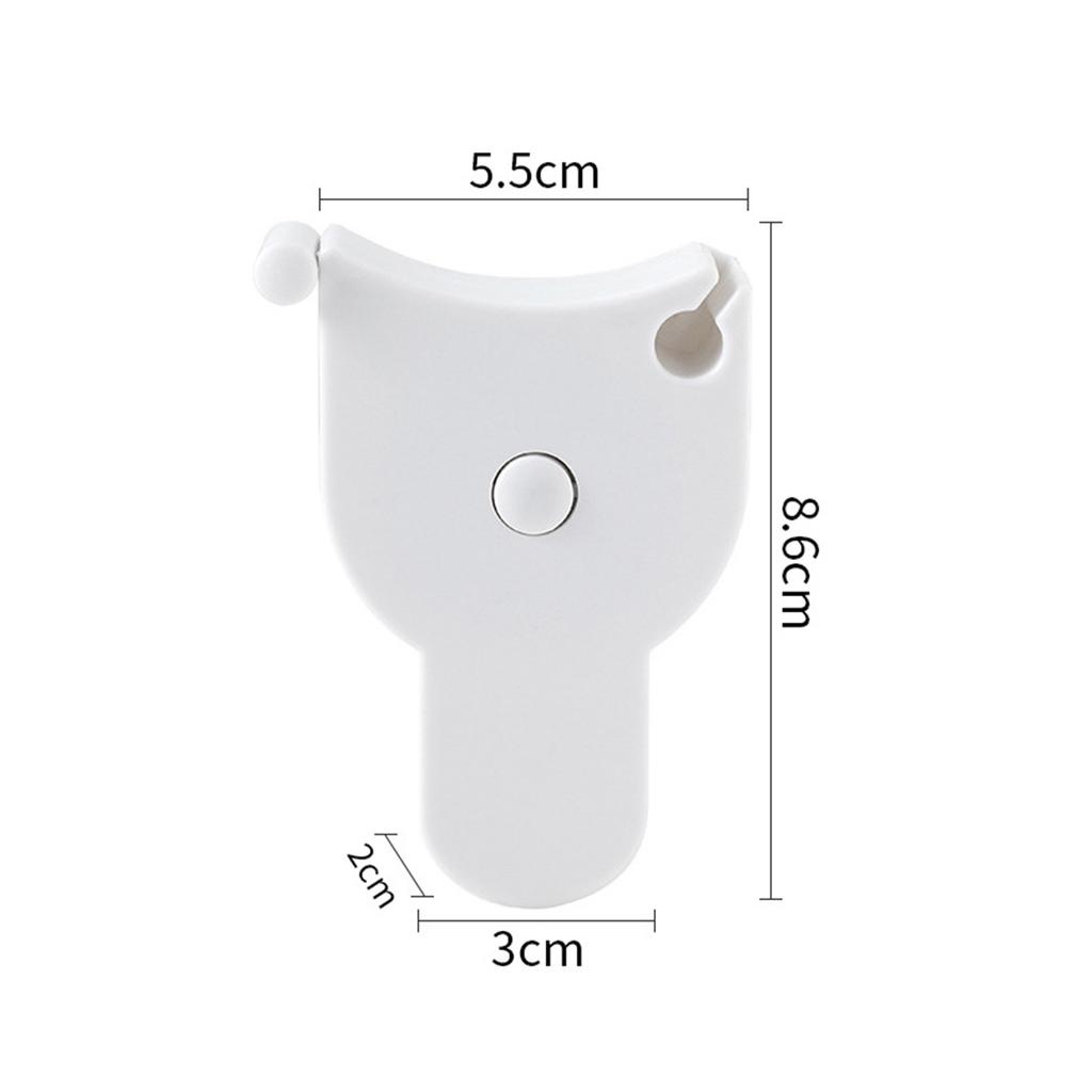 Лента для измерения жира в организме, высокоточная двойная шкала, измерительная лента для тела, автоматическая телескопическая лента