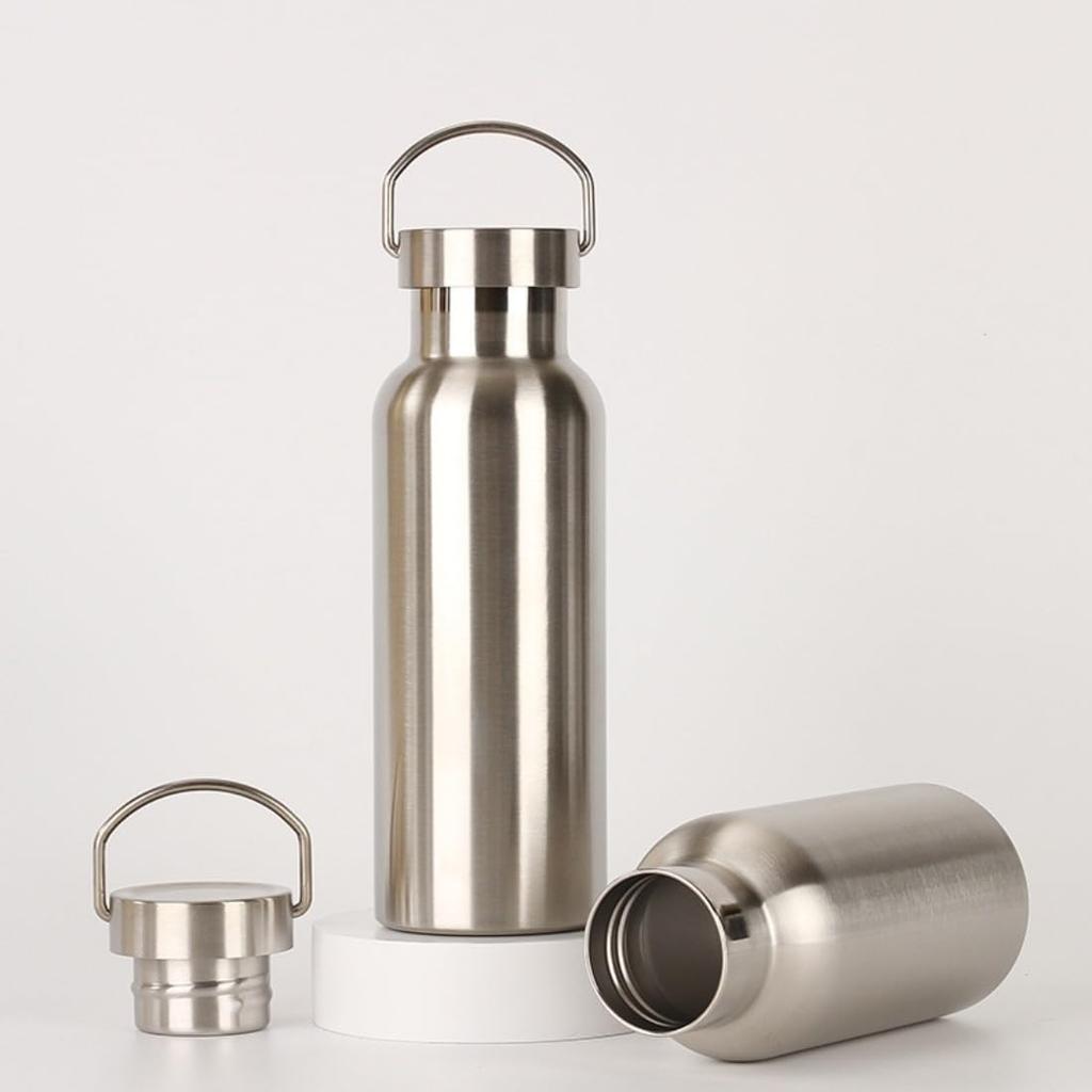 Спортивная термальная холодная вода вакуумная двойная нержавеющая широкая горловина спортивная с большой без завода [1 шт.] Бутылка, изоляция, изоляция, Бутылка, изолированная,