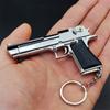 1:3 High Quality Metal Model Desert Eagle Keychain Toy Gun Miniature Alloy Pistol Collection Toy Gift Pendant