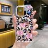 Розовый бант леопардовый принт чехол для мобильного телефона iPhone Apple 17promax магнитный прозрачный чехол 16 противоударный европейский и американский горячие продажи