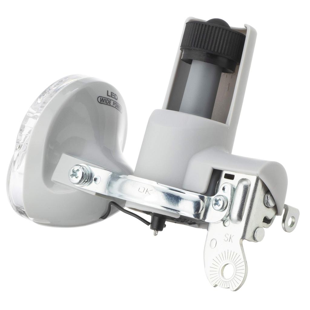 Panasonic LED Power Generation Lamp Wide LED Bicycle Gray W58 X D128 X H105mm NSKL138-N