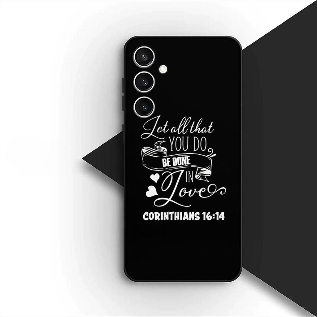 Casing for Xiaomi Poco C75 C65 C85 X7 X6 M8 F7 F8 Ultra F6 Pro Phone Cover Protective Case Bible Verse Christian Jehovah God