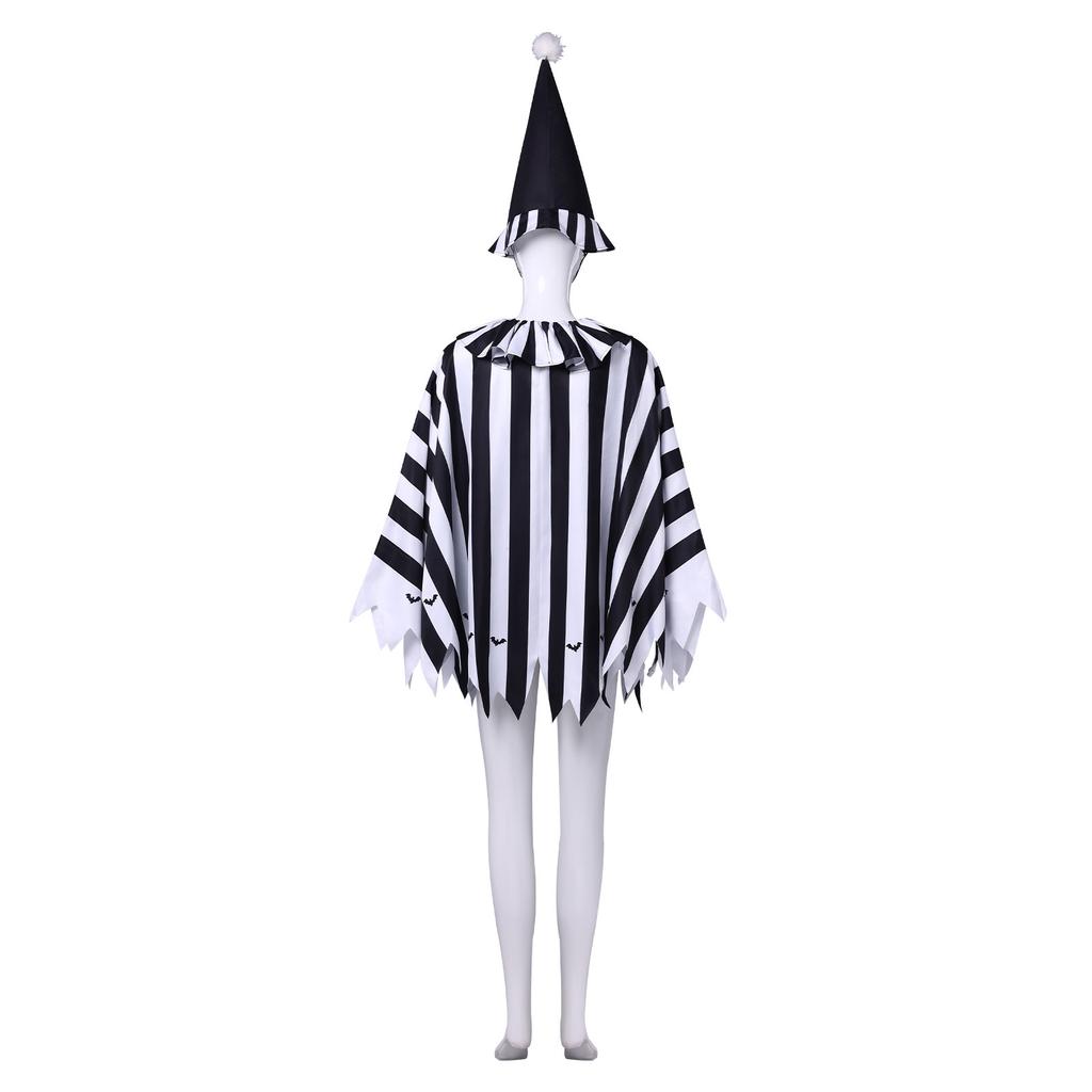 Halloween cross show party costume cos costume fun clown party cape funny cosplay two-dimensional costume