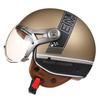 Vintage TT&COCASCOS Motorcycle Helmet Jet with Visor Motorbike Riding 3/4 Open Half Helmet Retro Scooter Capacete Moto