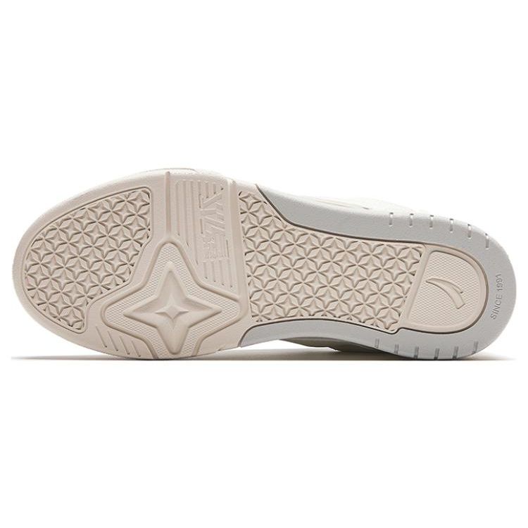 Anta Aojie Bread Shoes Low Top Skate Shoes Women Sneakers Ivory-White 922348040-2