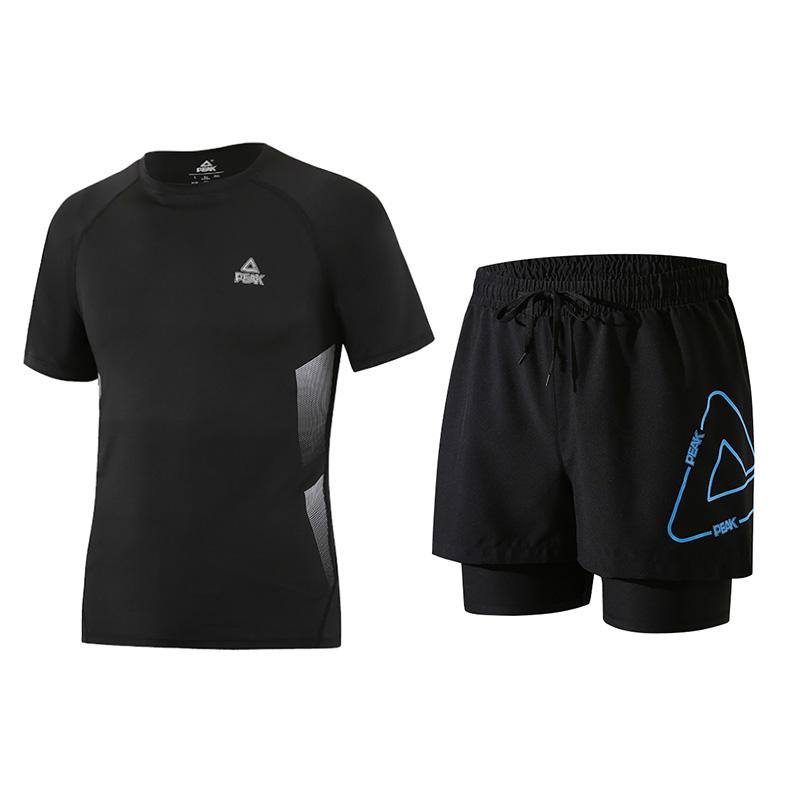 PEAK Casual Sportswear Sets Men's Crew Neck Thin YS02135+YS03108