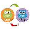 Магнит для посудомоечной машины Индикатор Чисто Грязно Универсальная Водонепроницаемая Магнитная Табличка Двусторонняя