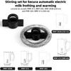 4pcs Milk Frother & Warmer Set for Secura, Electric Milk Frother Replacement Whisks Compatible with Secura Models MMF-015 MMF-003 MMF-003B (250ml)