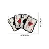 Poker Spades A Pattern Motorcycle Decals Motocross Fuel Tank Cafe Racer Body Car Windows Funny Decoration Playing Card Stickers