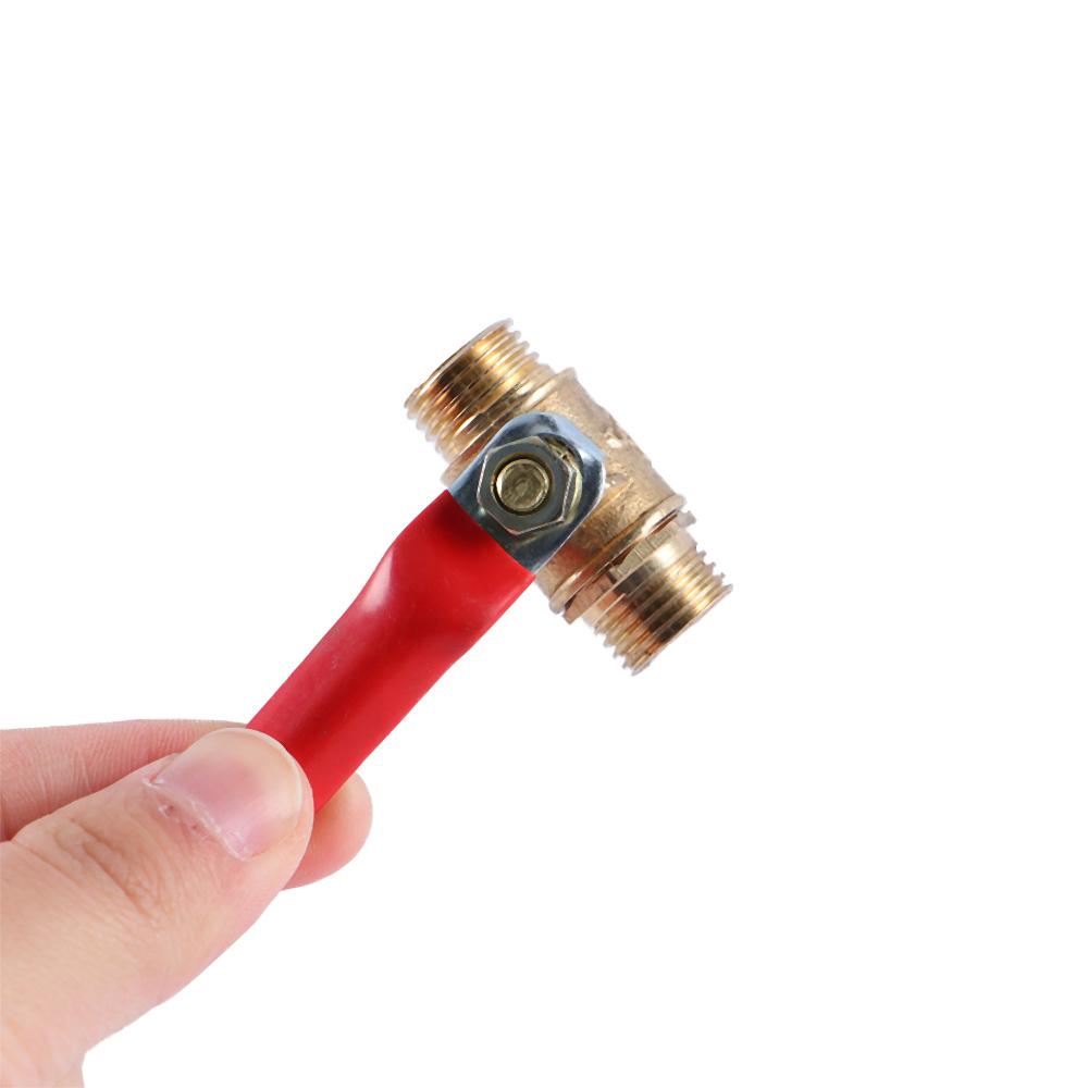 Соединитель для шланга с полным портом Переключатель воздушного компрессора Шаровой кран Фитинги для труб Резьба наружная к наружной