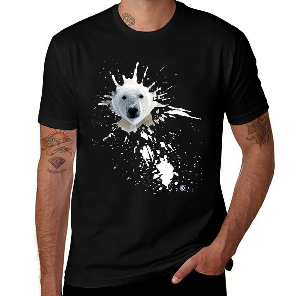 Polar Bear Tshirt Comfortable Work Wear Tee Tshirt