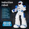 Mechanical Warfare Police Intelligent Early Education Robot Electric Singing Infrared Induction Children's Remote Control Toys