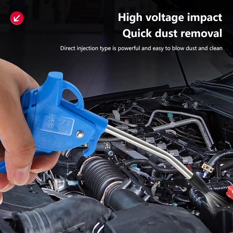 1Pc Pneumatic Hardware Tool High Pressure Dust Removal Gun Blowing Air Soot Blowing Gun Air Pump Extended Nozzles