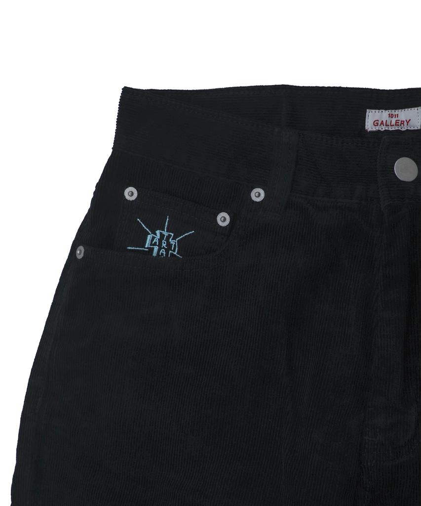 1011 GALLERY Gallery Corduroy Skate Pants - Black