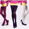 22 цвета Женские сексуальные колготки Конфетный цвет 120D Колготки Многоцветные Бархатные колготки Женские Бесшовные Длинные чулки Большого размера