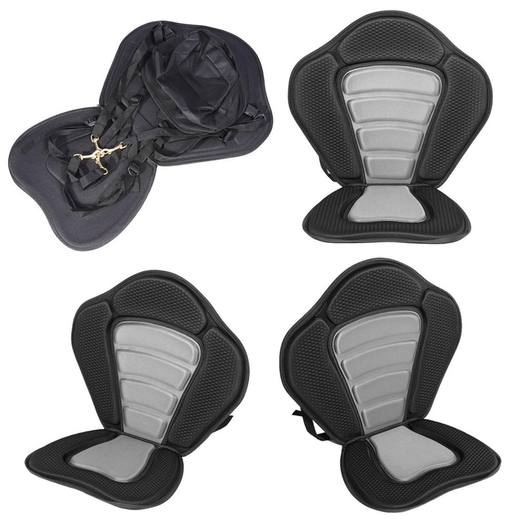 Мягкое сиденье для каяка класса люкс, съемная задняя сумка, сиденье для каноэ сверху, сиденье для каякинга