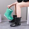 Women's Mid-Tube Fashion Rain Boots: Non-Slip, Water-Resistant, Thick-Soled, New Style