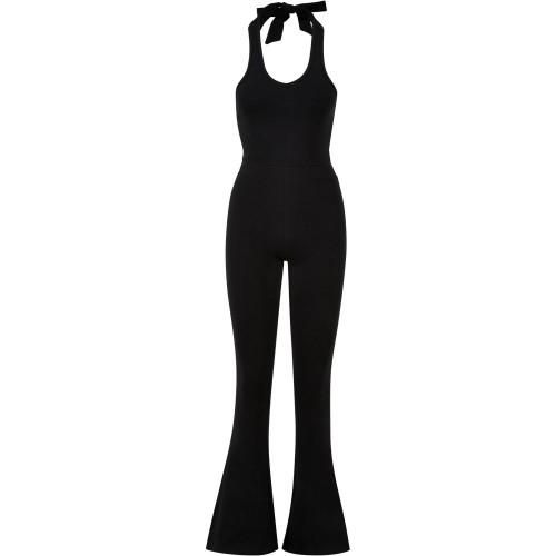 Urban Classics Womens/Ladies Interlock Stretch Halter Neck Jumpsuit