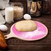 2 PCS 12 Inch Silicone Cake Mat, Pink Round Baking Mat with Measurements Reble Cake Turntable Mat Non-Stick Heat Resistant Pastry Mats for Rolling