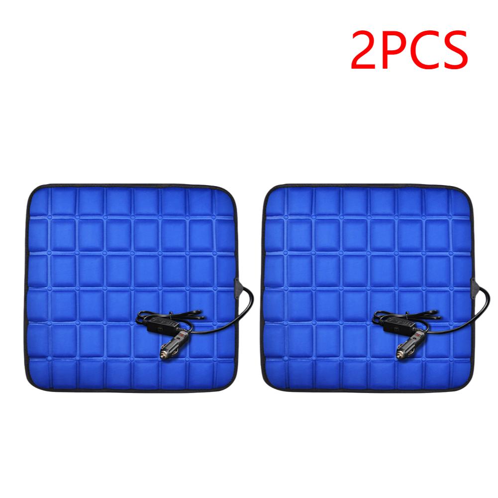 1/2 шт. Универсальная 12 В Накидка с подогревом на автомобильное сиденье 3 уровня регулировки температуры Обогреватель автомобильного сиденья USB Зимняя грелка для автомобильного сиденья