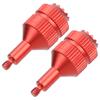 2PCS Aluminum Controller Joysticks for DJI FPV V2 Protector Remote Controller RockerRed
