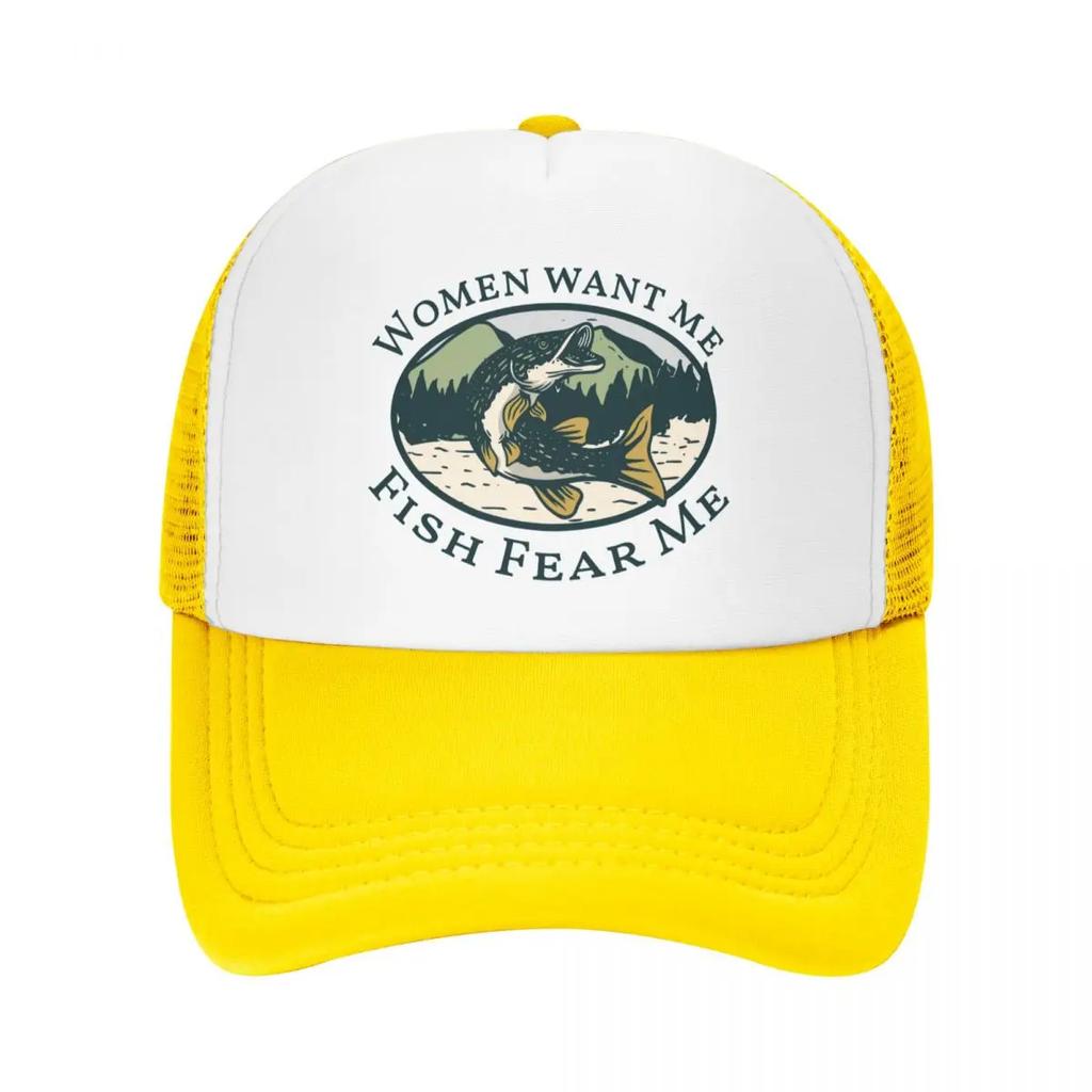 Custom Fashion Unisex Fishing FisherUnisex Quotes Trucker Hat Adult Adjustable Baseball Cap Women Unisex Outdoor Trucker Cap