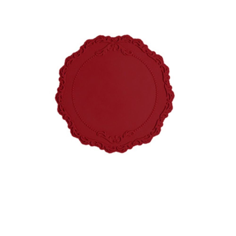 1/2pcs Silicone Coaster Placemat Round Tableware Pad High Quality Cup Mat  Kitchen Accessories