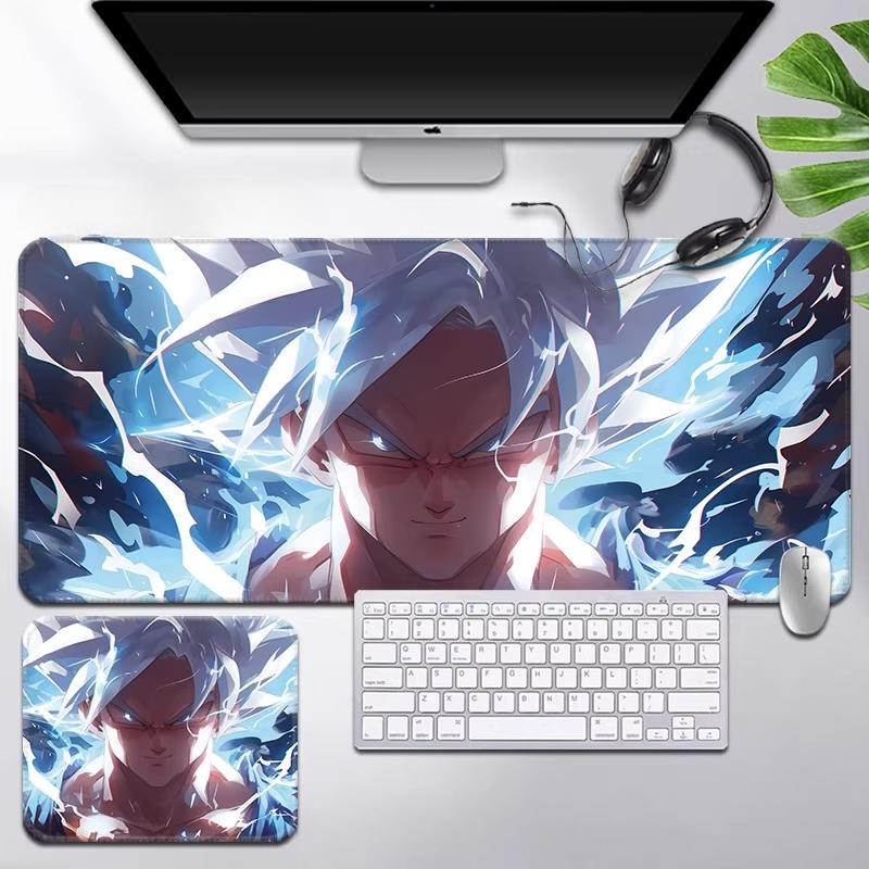 Коврик для мыши Dragon Ball с принтом Сон Гоку, Аниме из детства, Большой размер, Игровой коврик для клавиатуры, Коврик для офисного стола, Анимация Супер Сайяна, Коврик для студенческого стола