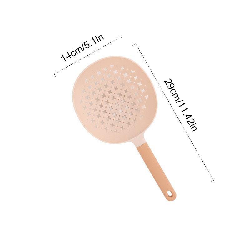 1/3 шт. большая ложка-дуршлаг с прорезями для спагетти, пасты, сервировочная ложка с отверстиями, термостойкий пластик, кухонная готовка