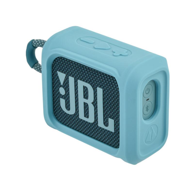 Speaker Protective Bracket Portable Audio Silicone Cover Storage Shell Case Compatible For Jbl Go3
