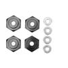 4pcs RC Hex Coupler Professional Aluminum Alloy RC Wheel Hex Adapter for 1 10 RC Cars