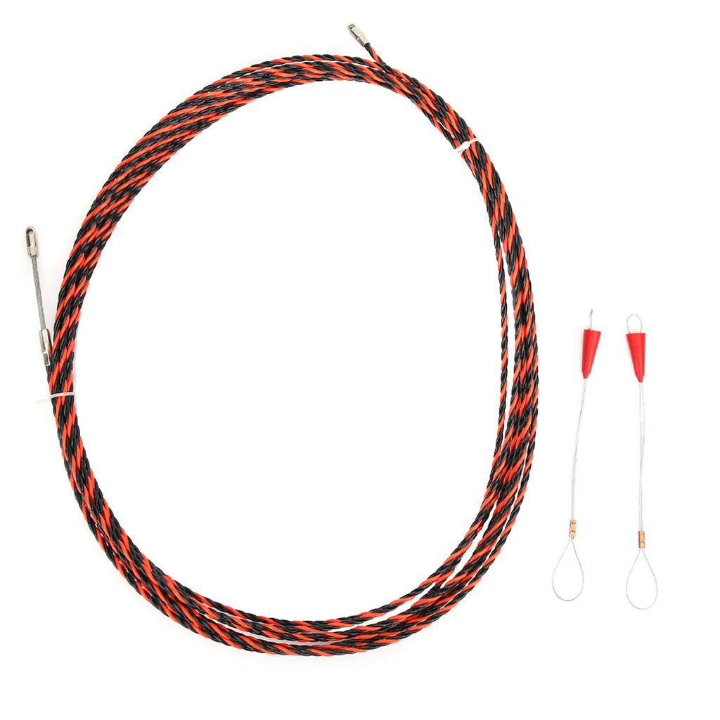 Электрический протяжник для проводов Электрический инструмент для протяжки с 2 кабельными зажимами 30 м