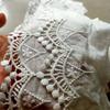 3 ярда/лот, ширина 13-15 см, экологически чистая кружевная ткань из 100% хлопка с вышивкой и волнистым вырезом, кружевная бейка, аксессуары для шитья своими руками