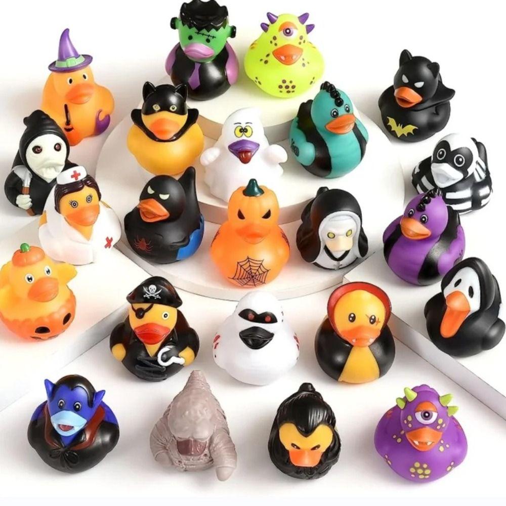 Ducking Floater Halloween Series Duck Cartoon Characters Rubber Duck Toys Festivals Toy
