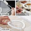 Divided Serving Tray with Lid and Handle Snackle Box Container 8 Compartment Portable Snack Platter Organizer for Snacks Storage