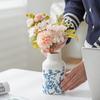 Vintage Blue And White Ceramic Vase Decoration Rustic Style Decoration Living Room Wine Cabinet Tv Cabinet Decor High-End Modern Vase