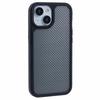 For iPhone 15 Case Carbon Fiber Texture TPU+PC Anti-Drop Phone Cover