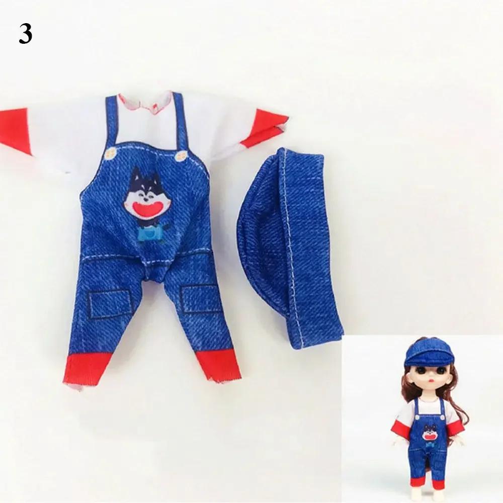 16cm Bjd Doll Clothes Suit High-end Dress Up Can Dress Up Fashion Doll Clothes Skirt Suit Best Gifts for Children DIY Girls Toys
