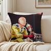 anime action OOne Punch MMan Cushion Cover Pillowcase Antidustmite living Room Sofa Decor Cushion Room