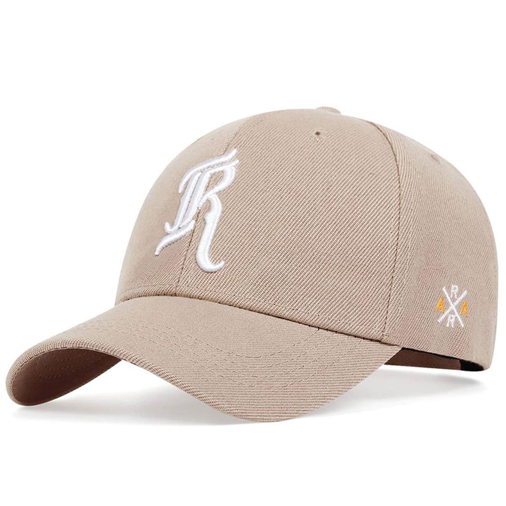 Letter R Embroidery Baseball Caps for Women Men Autumn Winter Cotton Adjustable Snapback Hat Casual Hip Hop Female Cap Trucker Hats
