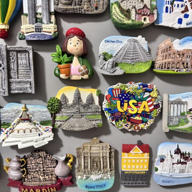 Магниты на холодильник Швейцария Люцерн Турция Греция США Мексика Будапешт ИТАЛИЯ Камбоджа Германия Непал Прага Малайзия Сувениры Подарки
