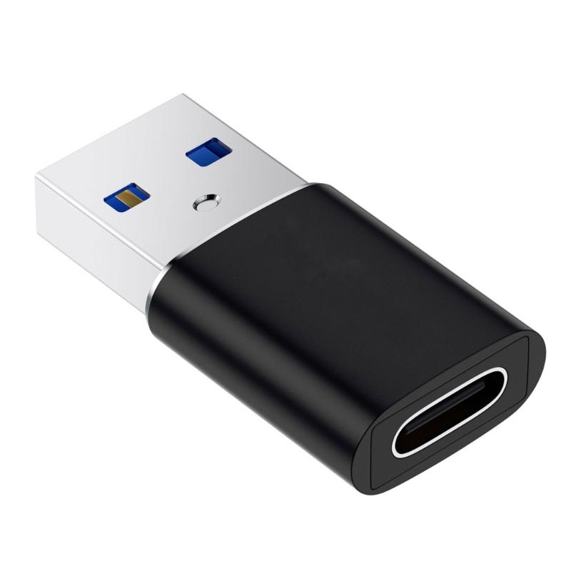 USB3.0 на Type C Адаптер Высокоскоростная Передача Данных 5 Гбит/с Зарядка 3A Металлический Корпус Для Смартфонов Планшетов Ноутбуков